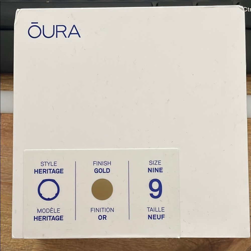 Oura Gold Ring Size 9